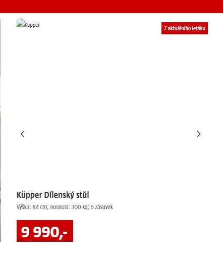 Küpper Dílenský stůl