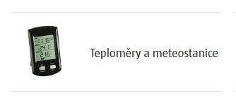 Teploměry a meteostanice
