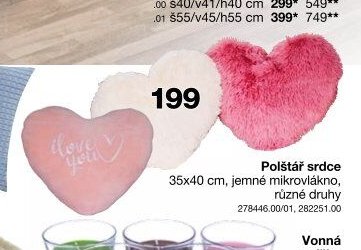 Polštář srdce