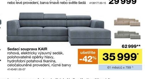 Sedací souprava KAIR