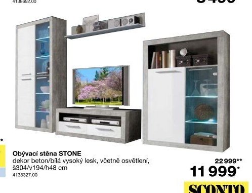 Obývací stěna STONE