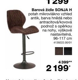 Barová židle SONJA H