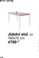 Program WESLEY (Jídelní stůl .04)