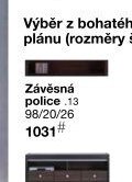 Program MALLORCA (Závěsná police .13)
