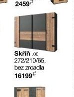 Skříň .00 272/210/65, bez zrcadla