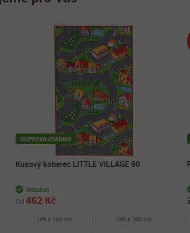 Kusový koberec LITTLE VILLAGE 90