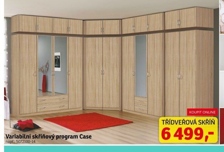 Variabilní skříňový program Case