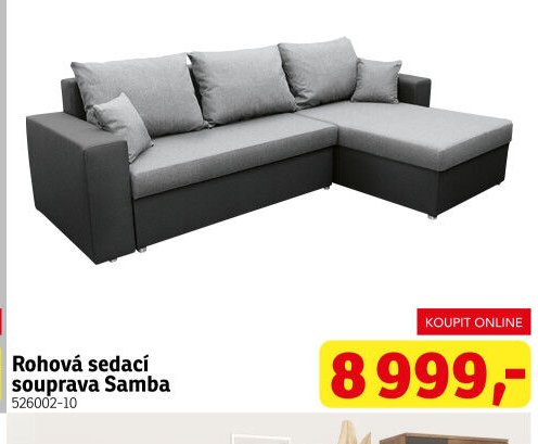 Rohová sedací souprava Samba