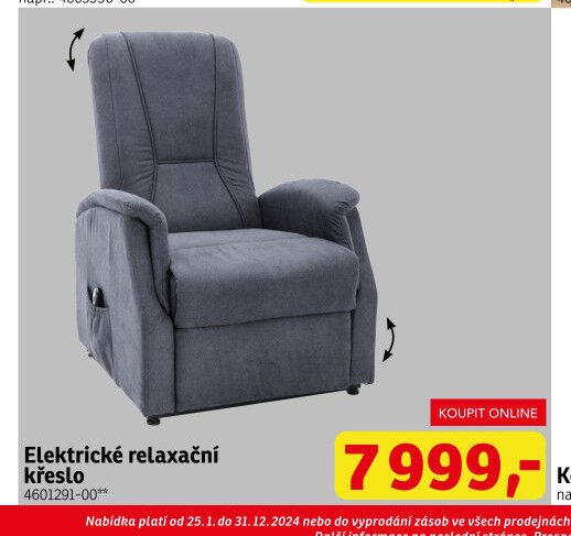 Elektrické relaxační křeslo