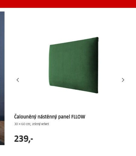 Čalouněný nástěnný panel FLLOW