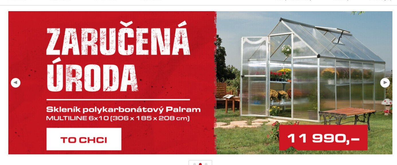 Skleník polykarbonátový Palram MULTILINE 6x10 (306 x 185 x 208 cm)