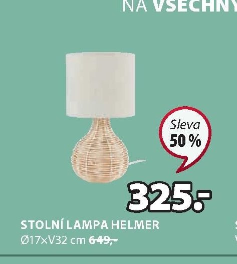 STOLNÍ LAMPA HELMER