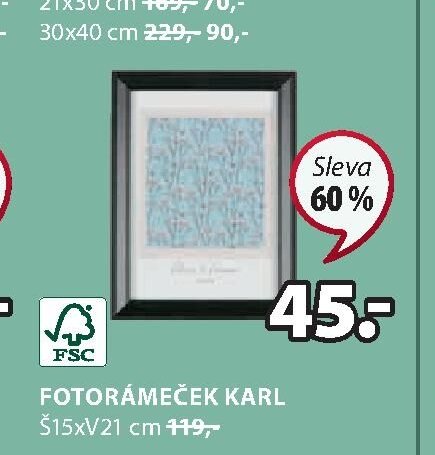 FOTORÁMEČEK KARL