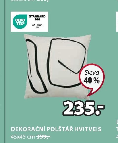DEKORAČNÍ POLŠTÁŘ HVITVEIS