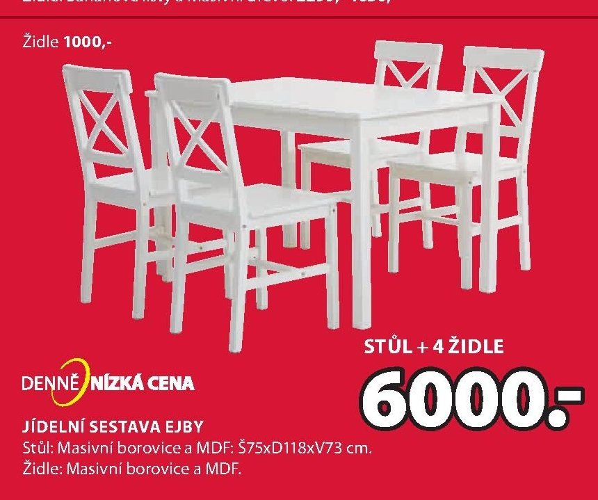 Jídelní sestava EJBY