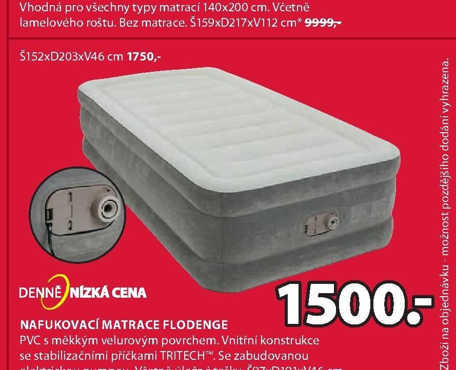 Nafukovací matrace FLODENGE