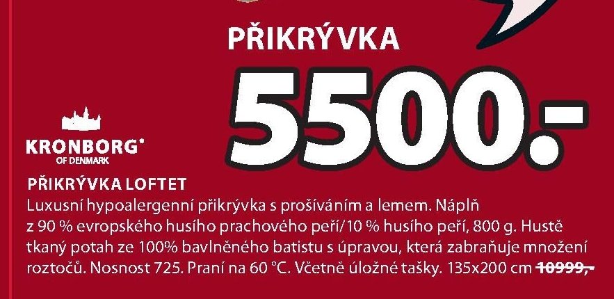 PŘIKRÝVKA LOFTET