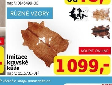 Imitace kravské kůže