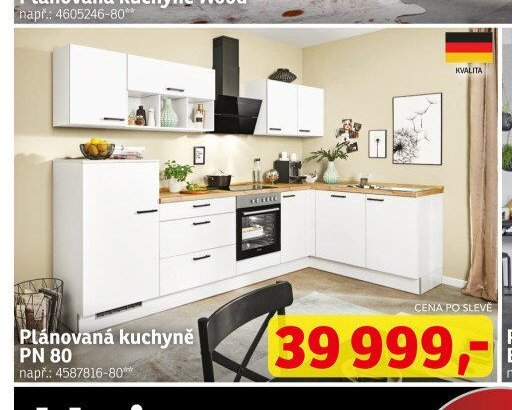Plánovaná kuchyně PN 80