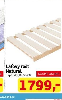 Laťový rošt Natural