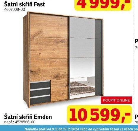 Šatní skříň Emden