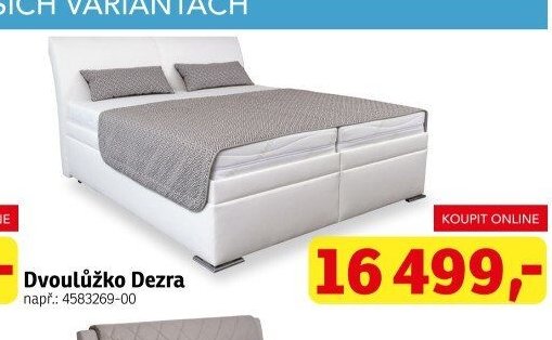 Dvoulůžko Dezra