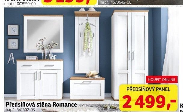 Předsíňová stěna Romance