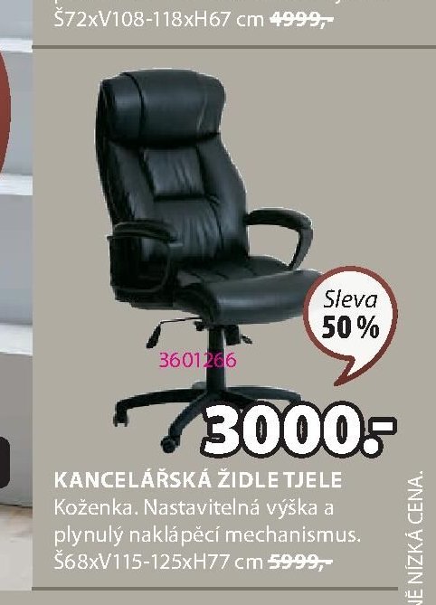 KANCELÁŘSKÁ ŽIDLE TJELE