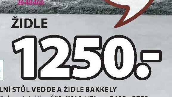ŽIDLE BAKKELY