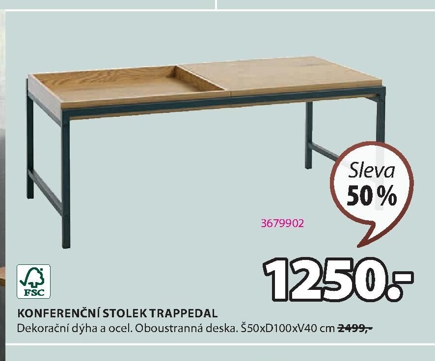 KONFERENČNÍ STOLEK TRAPPEDAL