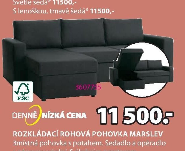 ROZKLÁDACÍ ROHOVÁ POHOVKA MARSLEV