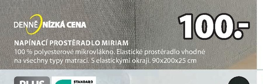 Napínací prostěradlo Miriam