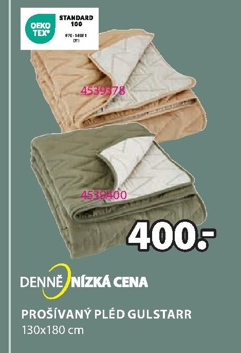 PROŠÍVANÝ PLÉD GULSTARR