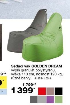 Sedací vak GOLDEN DREAM