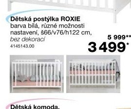 Dětská postýlka ROXIE