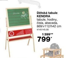 Dětská tabule KENDRA