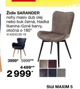 Židle SARANDER