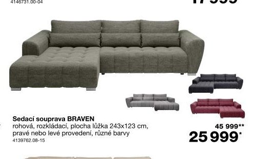 Sedací souprava BRAVEN