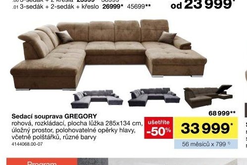 Sedací souprava GREGORY