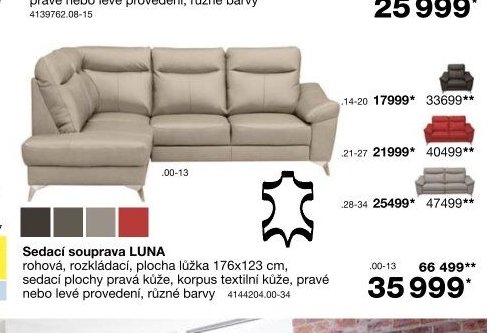 Sedací souprava LUNA