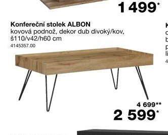 Konferenční stolek ALBON