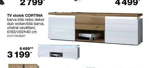 TV stolek CORTINA