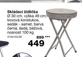 Skládací židlička
