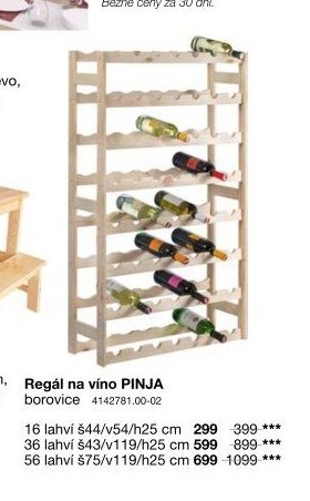 Regál na víno PINJA