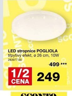 LED stropnice POGLIOLA