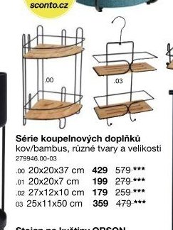 Série koupelnových doplňků