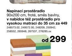 Napínací prostěradlo