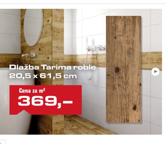 Dlažba Tarima roble 20,5 x 61,5 cm