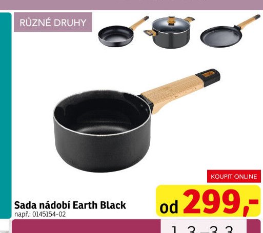 Sada nádobí Earth Black
