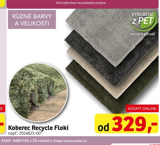 Koberec Recycle Floki